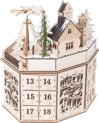 Adventný kalendár Small Foot s vianočnou pyramídou
