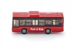 SIKU Blister 1021 - Városi busz piros színben