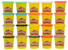 Play-Doh kolorowe opakowanie z zestawami modelarskimi