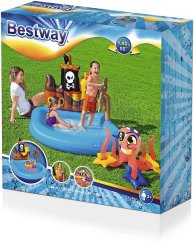 Basen z nadmuchiwaną łodzią Bestway