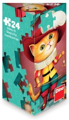 CAT IN BOOTS 24 Triangle Puzzle