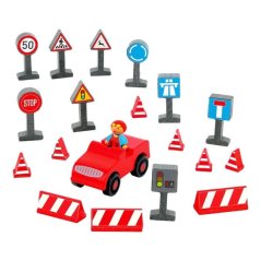 Jeujura Vodič s automobilovými a dopravnými prvkami