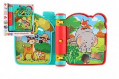 Carte de joacă educațională safari, din plastic, cu baterii și sunet, în cutie