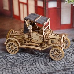 Ugears 3D Drewniane Puzzle Mechaniczne Historyczny Samochód UGR-T