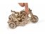 Puzzle meccanico 3D in legno Ugears UGR-10 Moto (scrambler) con carrello