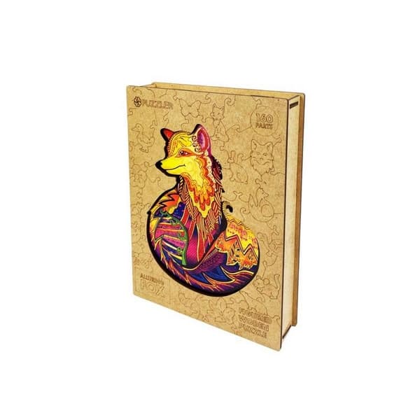WOODEN COLOUR PUZZLES - Mysterious Fox