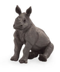 Mojo Rhino Cub Sitting