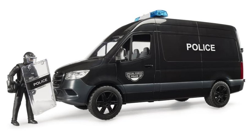 Bruder 2685 MB Sprinter s policistou těžkooděncem