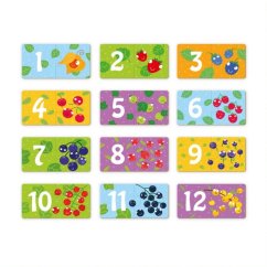 TM Toys Dodo Puzzle Duo Numbers Bugs 12x2 pièces