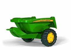 Remorcă pentru tractor John Deere, mică, verde