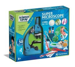 NAUKA - SUPER mikroskop 1200x, 50 eksperymentów