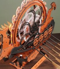 RoboTime 3D drevená skladačka Vikingská dračia loď