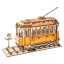 RoboTime Puzzle 3D in legno Tram storico