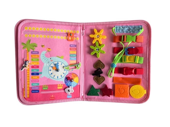 2Kids Toys Senzorická busy kniha Jednorožec 1