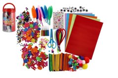 Set creație creativă în cutie de plastic 21x12cm