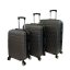 Bavy Cestovní kufr skořepinový Diamond Dark grey - set 3 ks