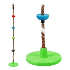 Corde à grimper pour enfants avec disques colorés