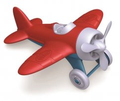 Jucării verzi Avion roșu