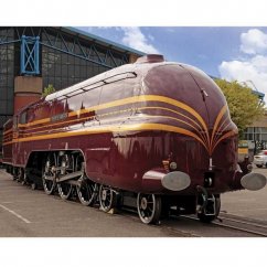 Bigjigs Rail réplique de la locomotive Duchess of Hamilton+3 rails