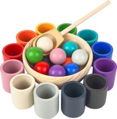 2Kids Toys Mingi și cupe curcubeu 12 culori