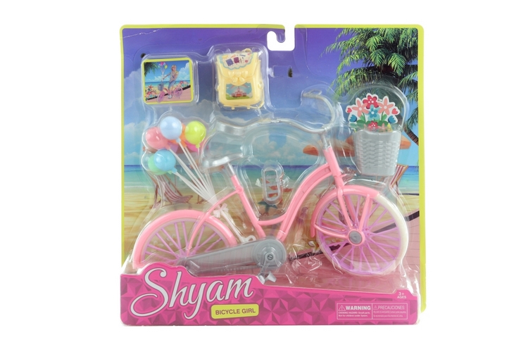 Vélo pour poupée avec accessoires