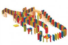 Rallye de dominos Woody, 200 pièces