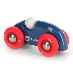 Vilac Voiture en bois mini police rallye