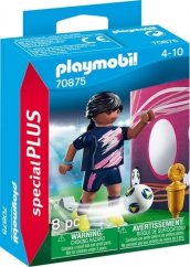 Playmobil 70875 Joueur de football avec but
