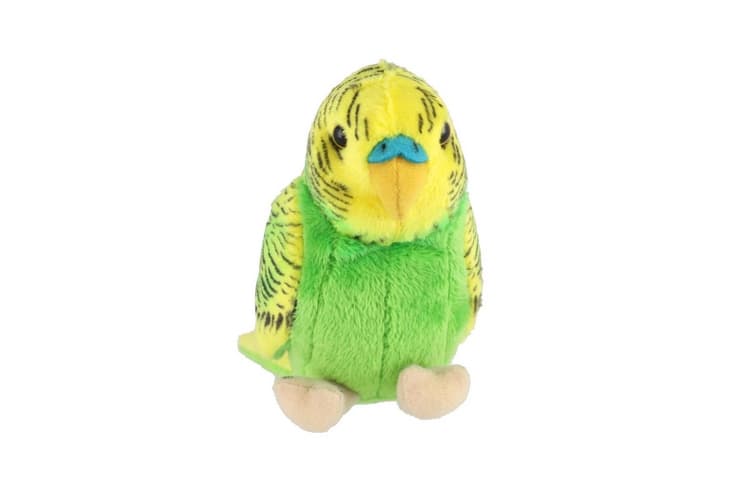 Andulka zelená plyš 19cm