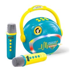 Bavytoy Zestaw karaoke Bluetooth z dwoma mikrofonami