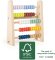 Comptoir d'éducation en bois à petits pieds