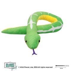 Wild Planet - Borsó smaragdzöld plüss