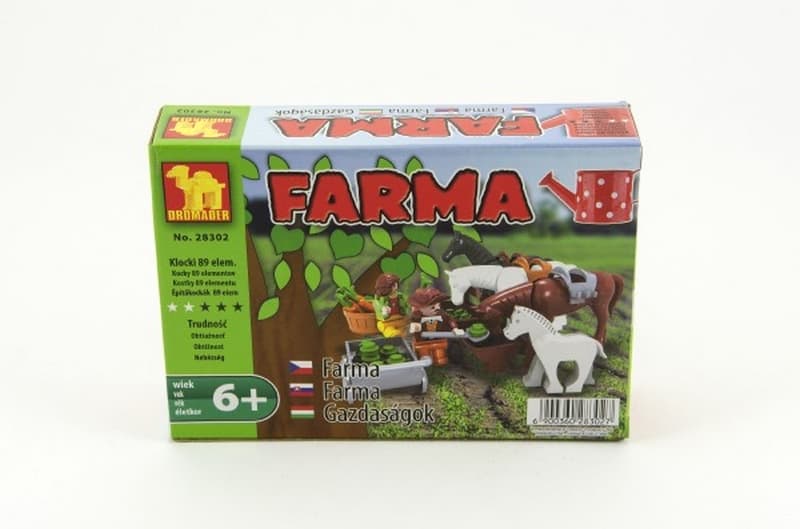 Dromader Farm 28302 89pcs en boîte 18,5x13x4,5cm
