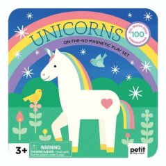 Petit Collage Juego magnético - unicornios