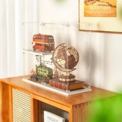 RoboTime 3D drevené puzzle Glóbus a divy sveta