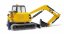 Bruder 2466 CAT mini excavateur avec figurine