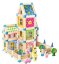 2Kids Toys Dřevěná stavebnice Zámek barevný