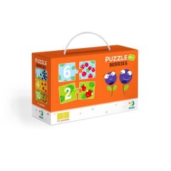 TM Toys Dodo Puzzle Duo Čísla Chrobáci 12x2 dieliky