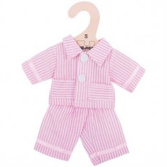 Bigjigs Toys Pijama rosa para muñeca 28 cm