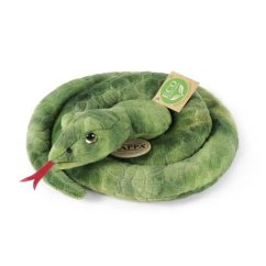 Rappa Pluszowy Wąż Zielony 90 cm EKO-PRZYJAZNY
