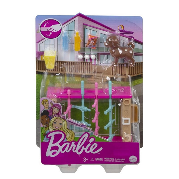 Barbie mini herní set s mazlíčkem - Varianty: 2 stolní fotbálek