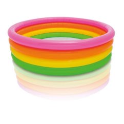 Piscine Intex colorée 4 chambres 168 x 46 cm