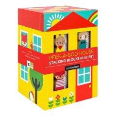 Petit Collage Tour de cubes 1-2-3 avec personnages