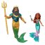 Mattel 6PCS SET DI LITTLE DOLLS: LITTLE SEA FAIRY CON CAMARADI