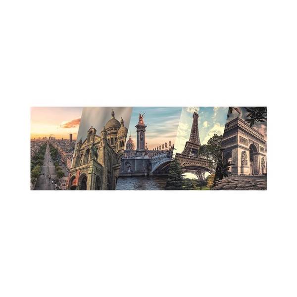 Dino Paříž koláž 2000 panoramic puzzle