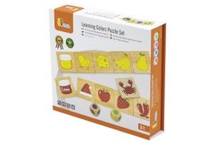 Viga Puzzle en bois - couleurs