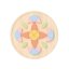 Dřevěná vkládačka Mandala