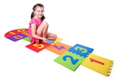 Foam Puzzle Jumping bábu