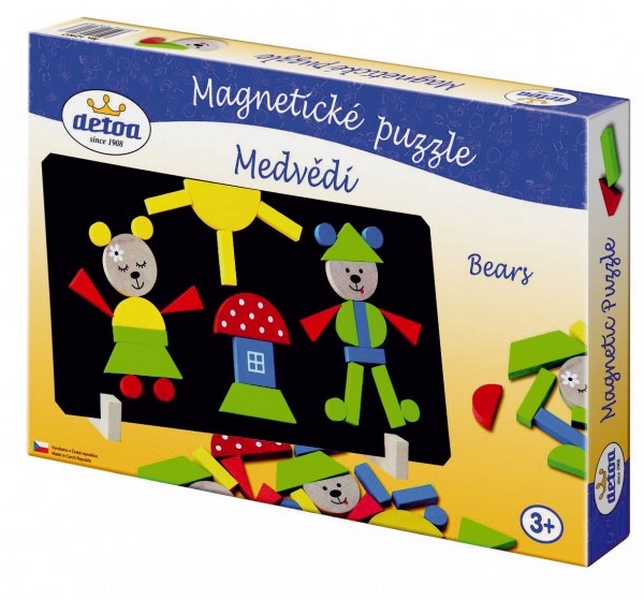 Magnetické puzzle medvede