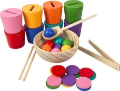 2Kids Toys Rainbow bile, monede și cupe 8 culori